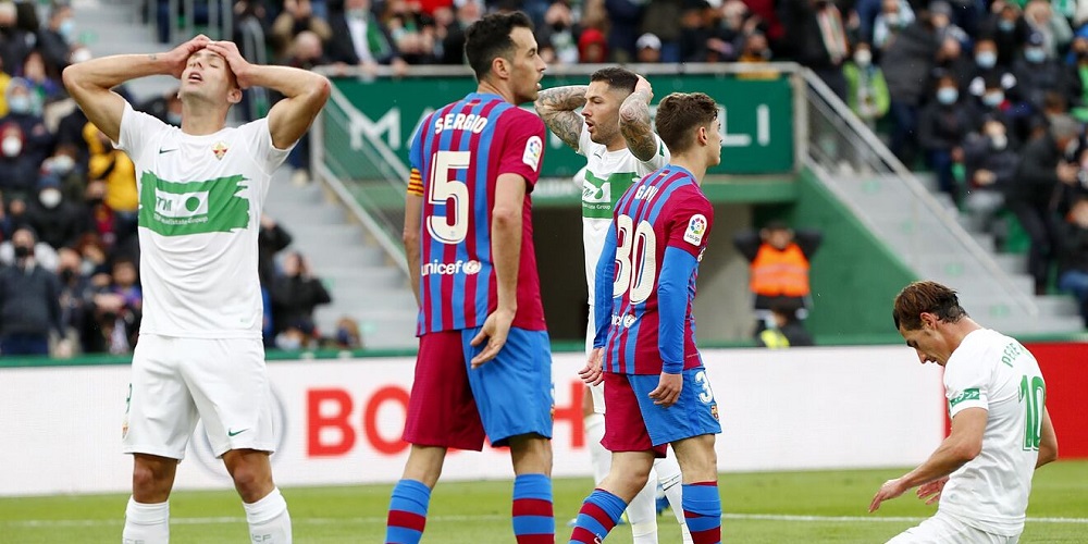 بارسلونا 2 - الچه 1