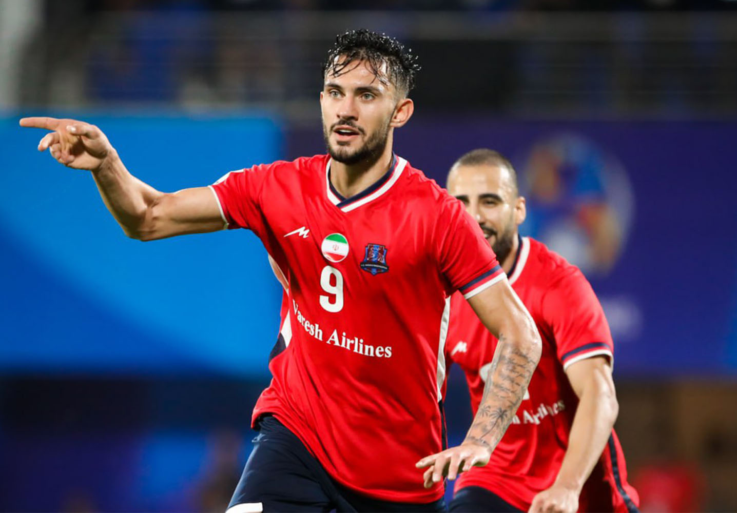 نتایج زنده مسابقات ورزشی مهاجم ملی‌پوش نساجی گل زد و رونالدو شد