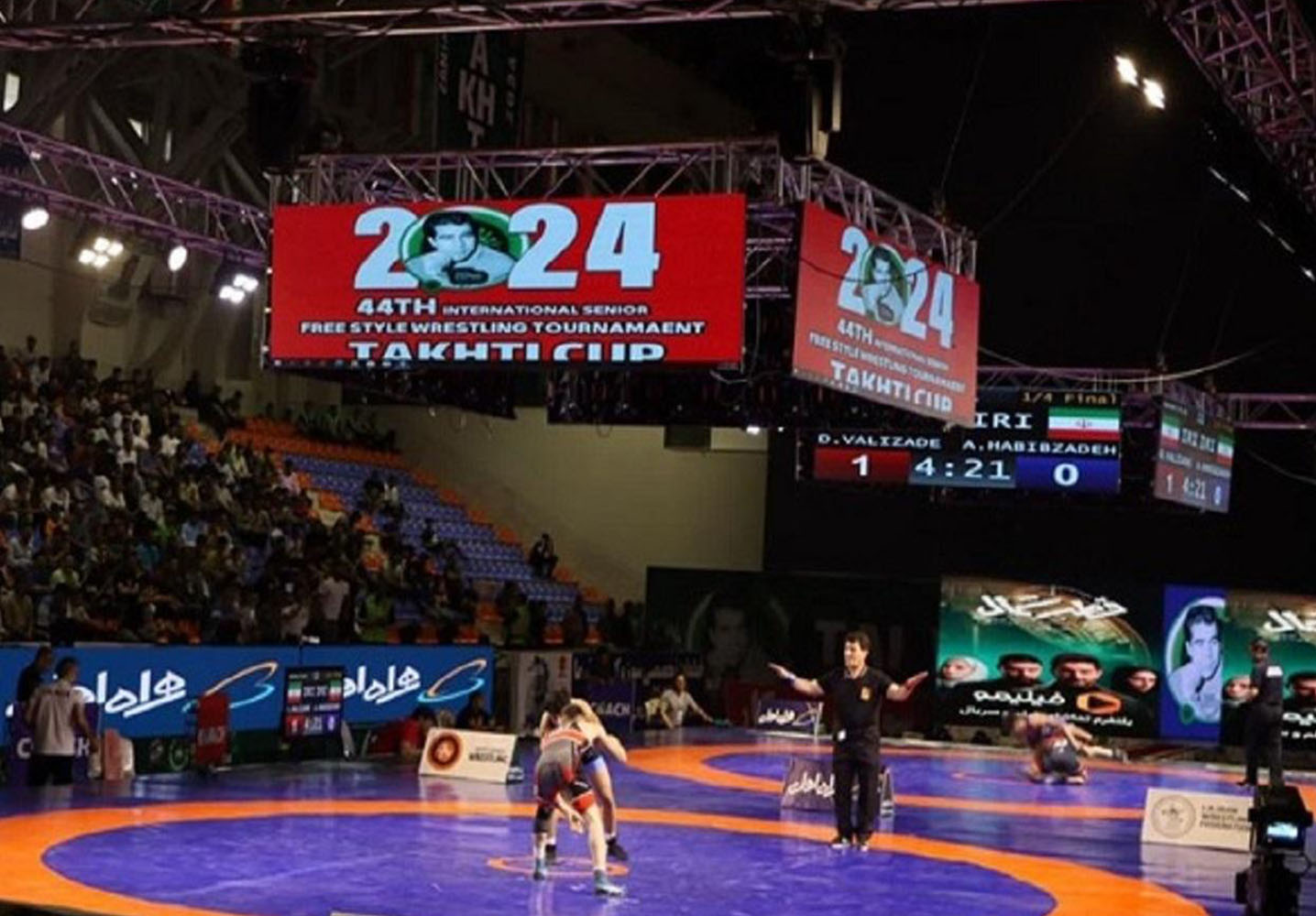 نتایج زنده مسابقات ورزشی کشتی آزاد جام تختی قهرمانان 5 وزن نخست مشخص شدند - نتایج زنده مسابقات ورزشی نتایج زنده مسابقات ورزشی کشتی آزاد جام تختی قهرمانان 5 وزن نخست مشخص شدند