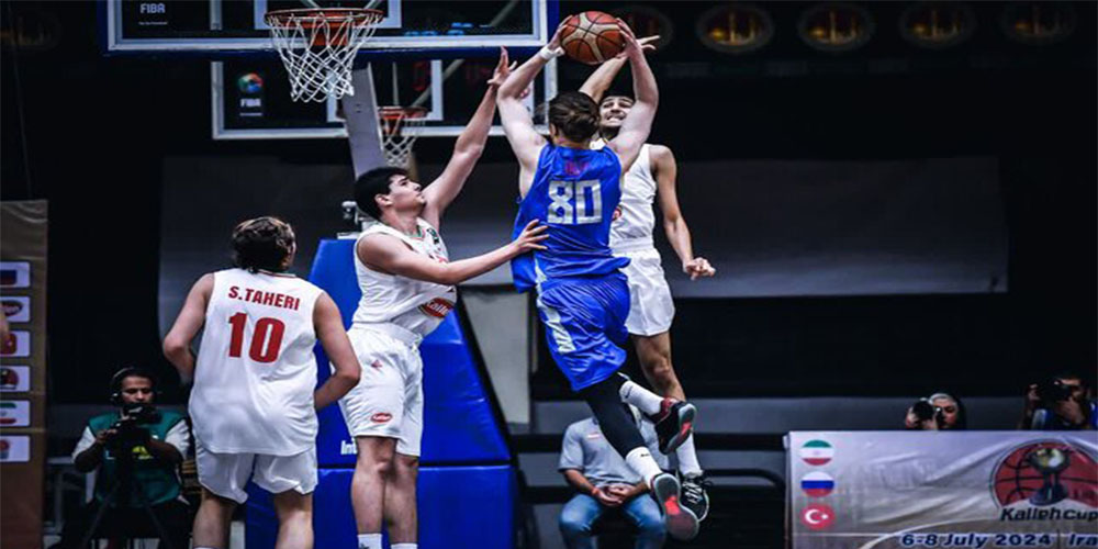 نتایج زنده مسابقات ورزشی - شکست جوانان بسکتبال ایران برابر روسیه در گام اول شکست جوانان بسکتبال ایران برابر روسیه در گام اول