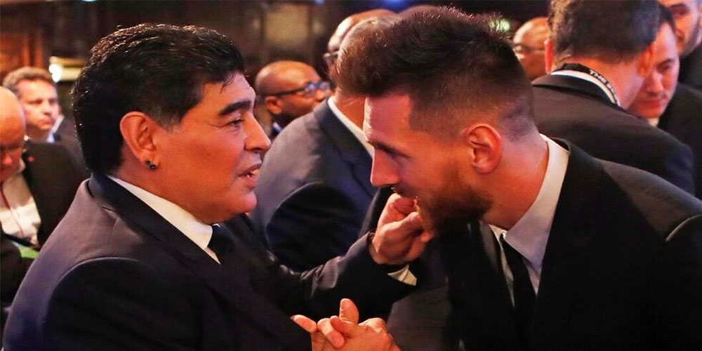 استوری مسی در چهارمین سالروز مرگ مارادونا - نتایج زنده مسابقات ورزشی استوری مسی در چهارمین سالروز مرگ مارادونا