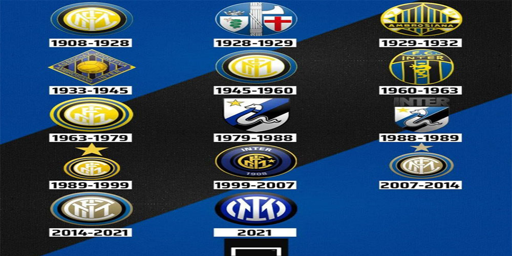 تاریخچه لوگو تیم اینتر - نتایج زنده مسابقات ورزشی تاریخچه لوگو تیم اینتر