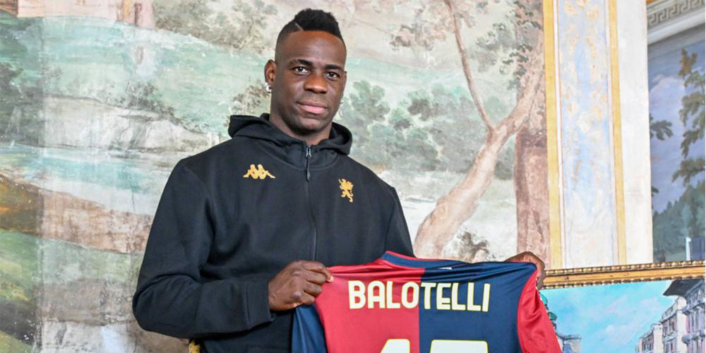 جدایی جنوا از قعر جدول ایتالیا با حضور بالوتلی