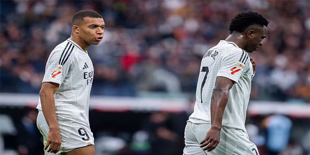 شروع اختلاف: امباپه از هت‌تریک وینی ناراحت شد