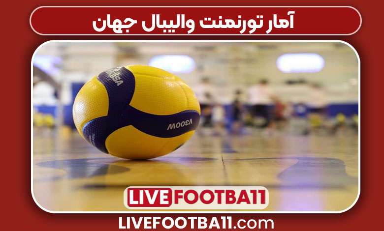 آمار تورنمنت والیبال جهان
