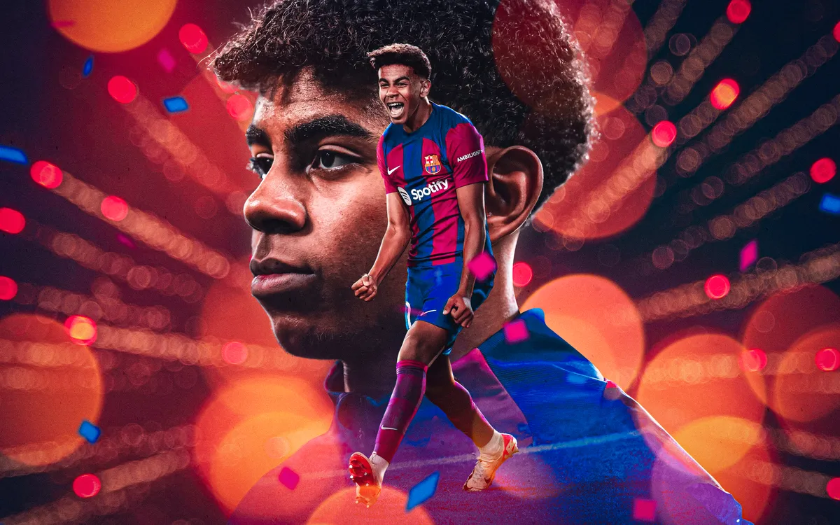 wallpaper for phone Lamine Yamal