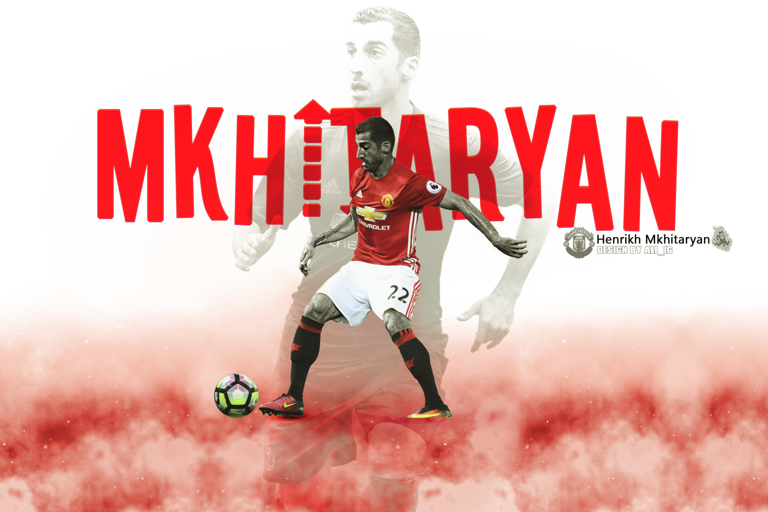 wallpaper for laptop Henrikh Mkhitaryan