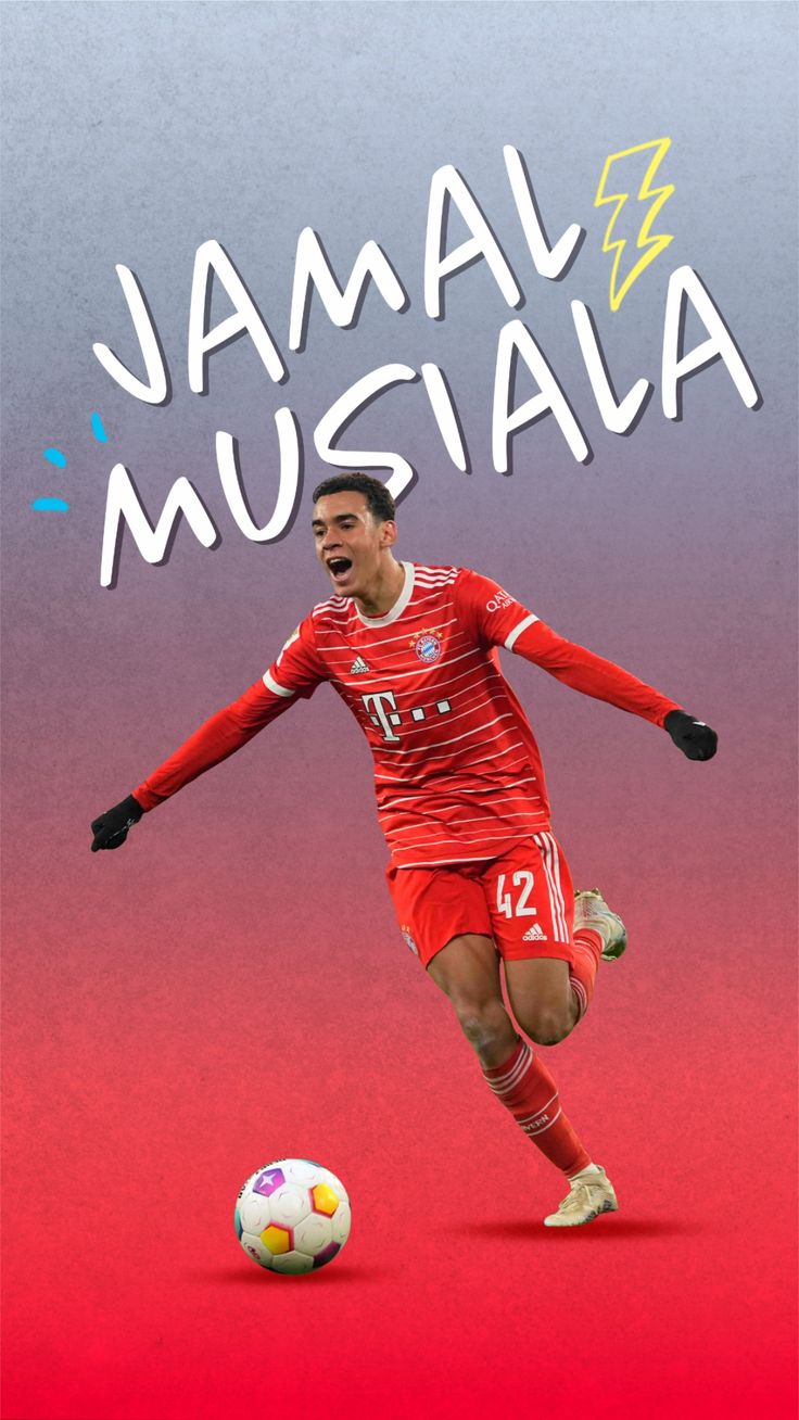 wallpaper for laptop Jamal Musiala