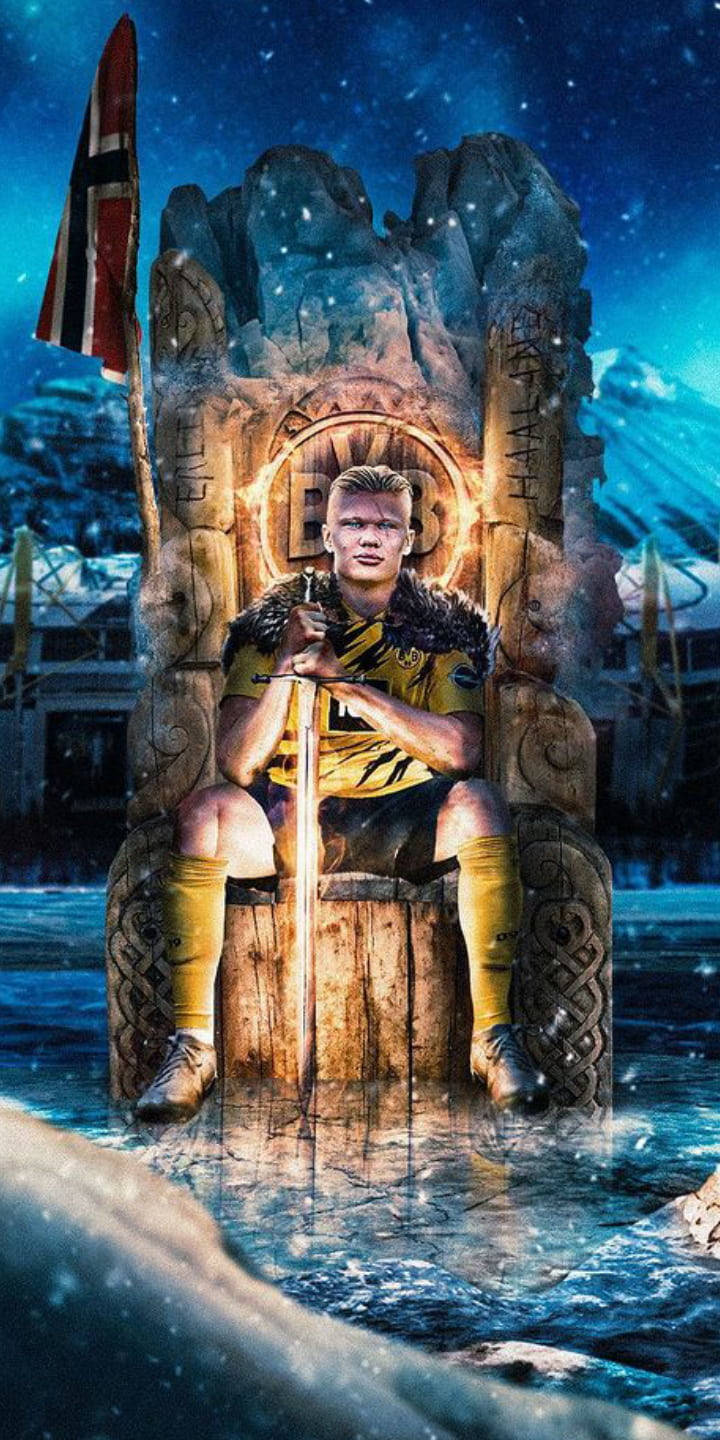 wallpaper for phone Erling Haaland