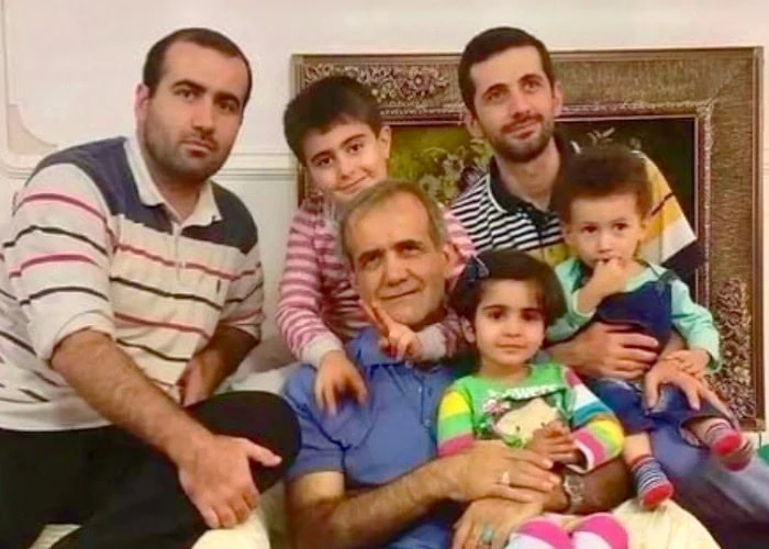 عکس خانوادگی مسعود پزشکیان