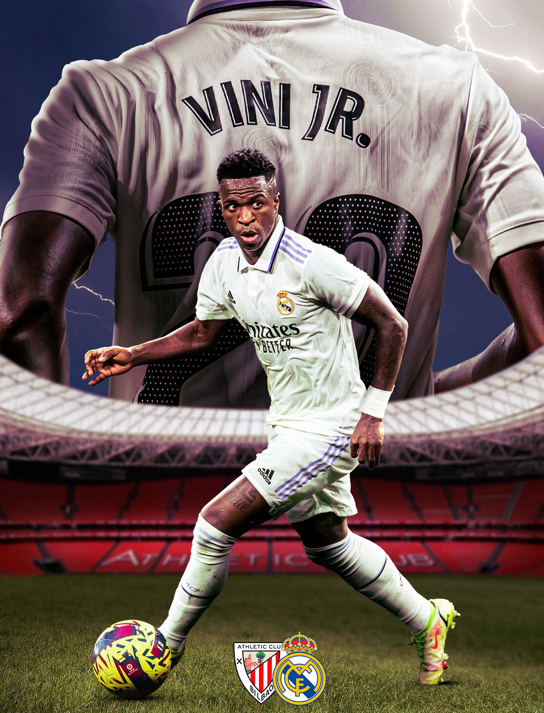 wallpaper for laptop Vinicius Junior