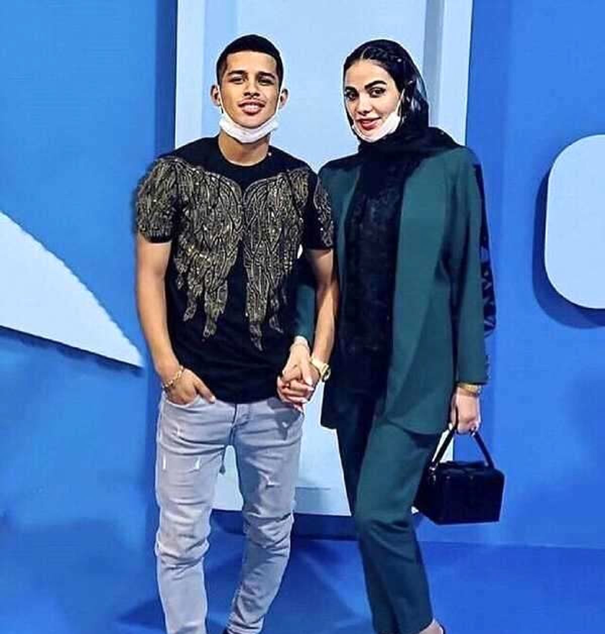 عکس زن مهدی قائدی