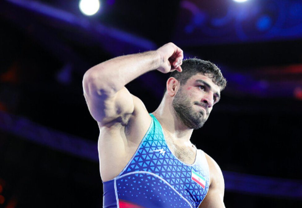 عکس کامران قاسمپورکشتی گیر