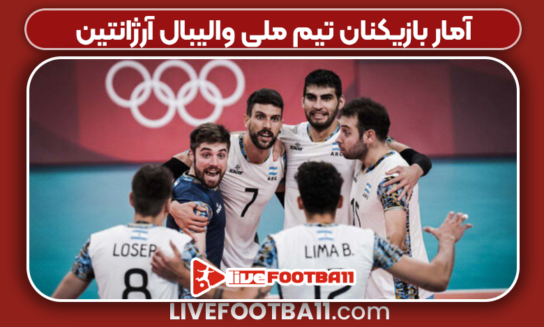 آمار بازیکنان تیم ملی والیبال آرژانتین