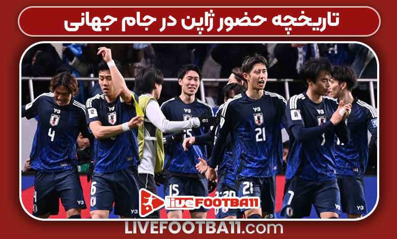 تاریخچه حضور ژاپن در جام جهانی