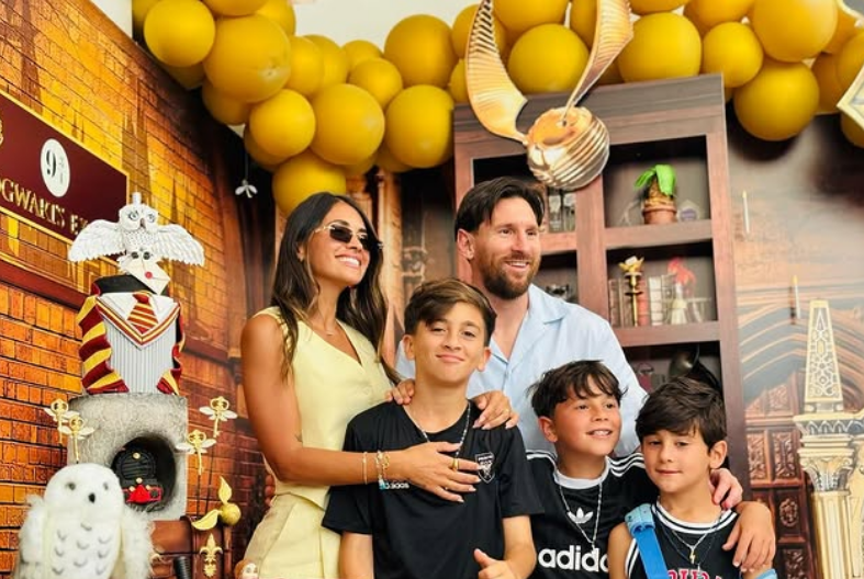 عکس همسر و بچه های مسی عکس همسر و بچه های مسی