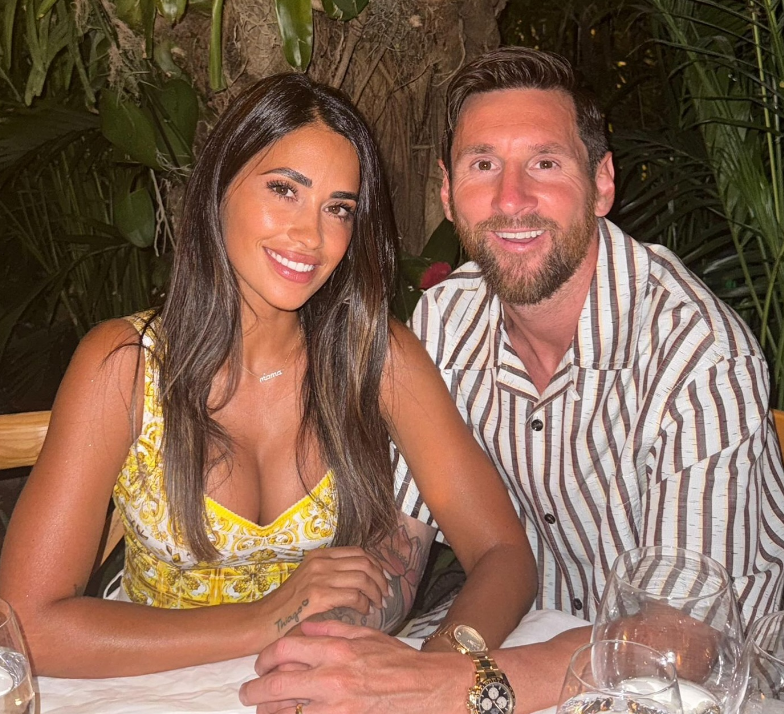 مسی و همسرش مسی و همسرش