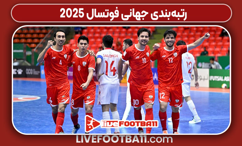 رتبه‌بندی جهانی فوتسال ۲۰۲۵