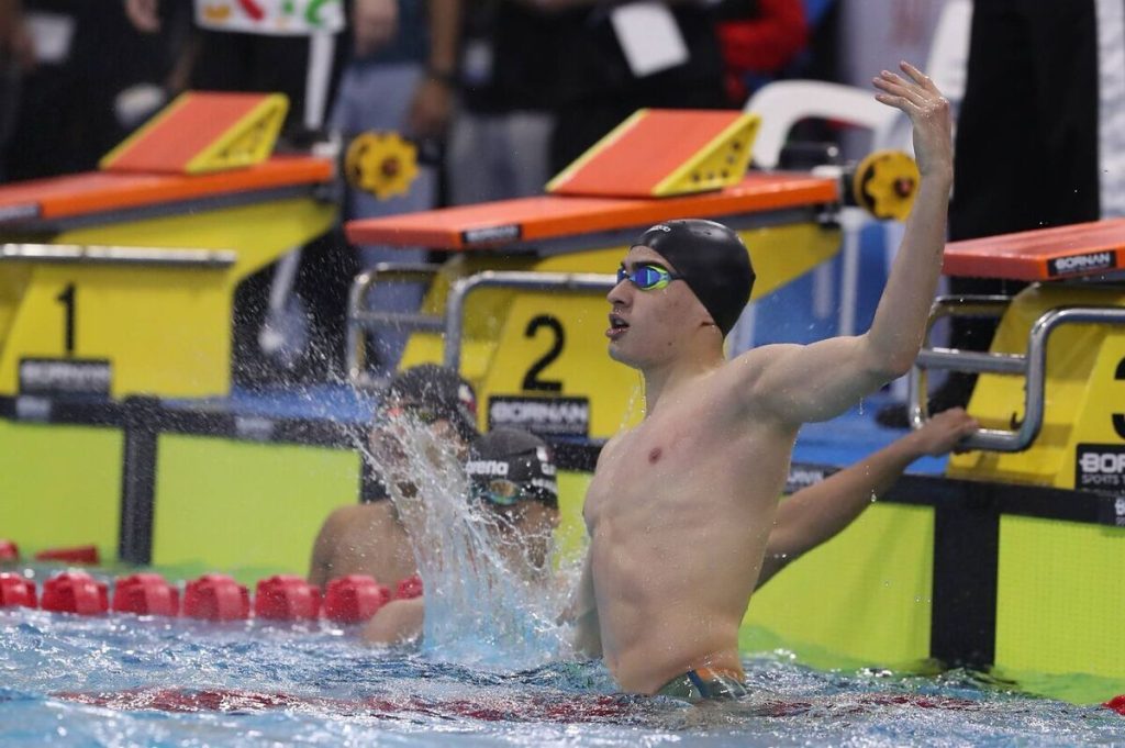 عکس شنای محمدمهدی غلامی