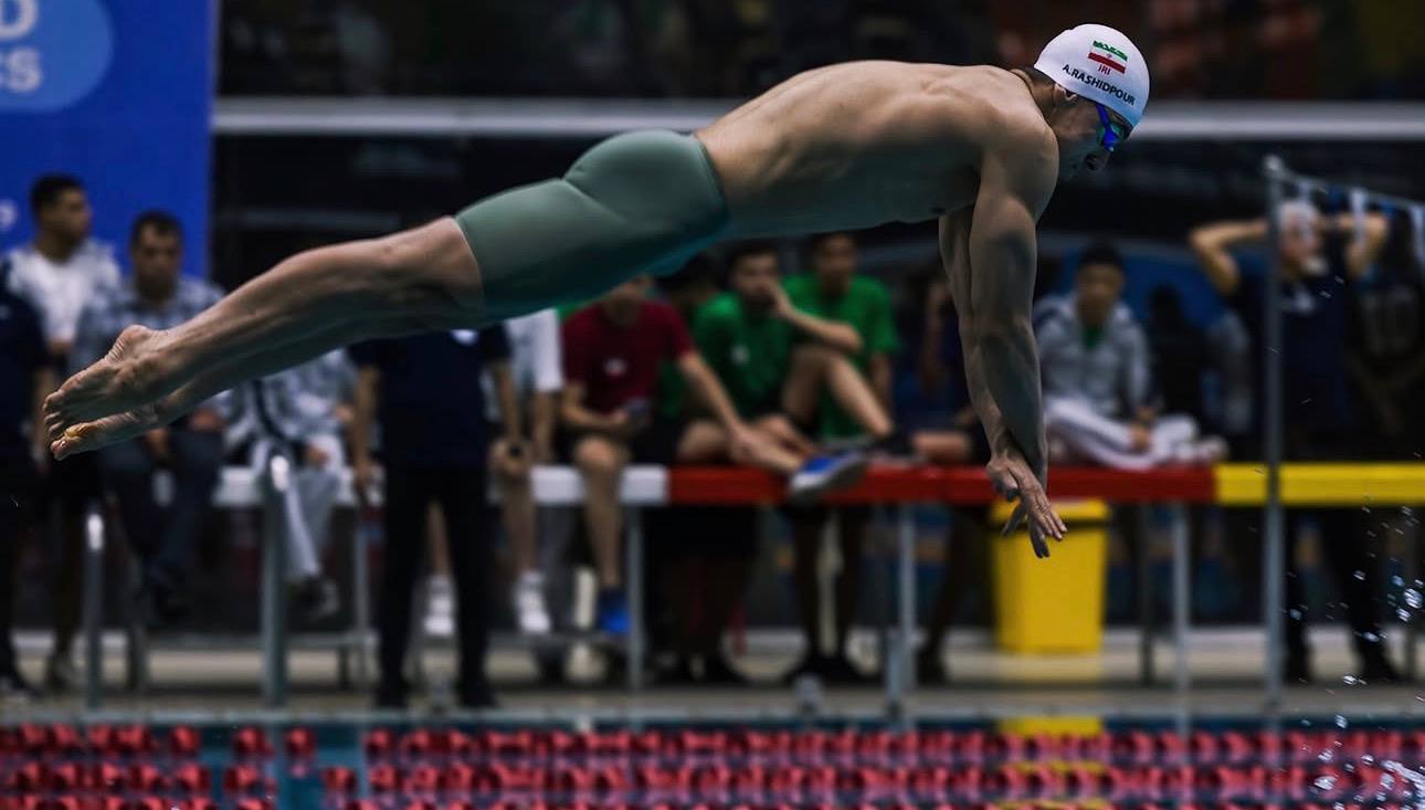 علی رشیدپور عکس شنا علی رشیدپور عکس شنا