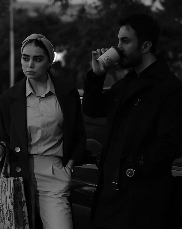 عکس امید موذنی و زنش